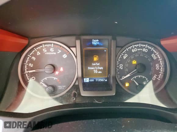 2019 Toyota Tacoma SR with VIN 3TMCZ5ANXKM271710, listed as a Copart auction lot 80954785 with 113,567 mi miles and Salvage title. Bid and sale history available at DreamBid. Image 9.