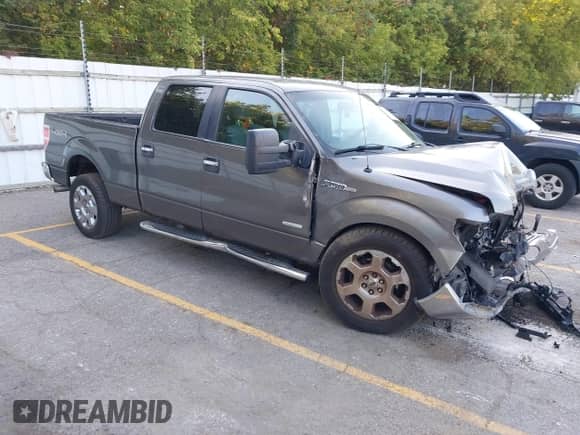 2011 Ford F-150 Lariat with VIN 1FTFW1ET8BFB76490, listed as a IAAI auction lot 43242474 with 165,835 mi miles and . Bid and sale history available at DreamBid. Image 1.