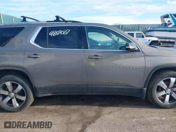 2018 Chevrolet Traverse LT с VIN 1GNEVHKW0JJ147686, выставлен на аукционе IAAI как лот 41869087 с пробегом 78 708 миль миль и . История ставок и продаж доступна на DreamBid. Изображение 13.