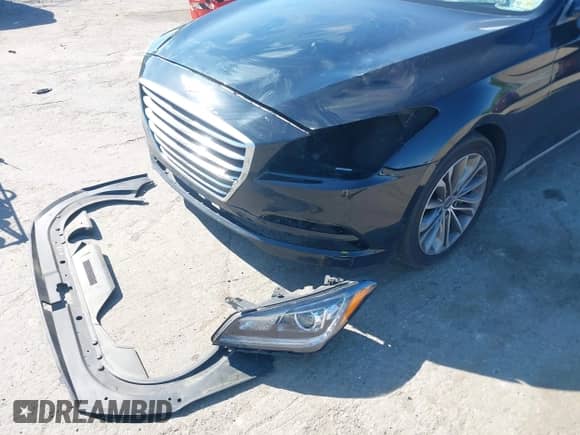 2015 Hyundai Genesis 3.8L with VIN KMHGN4JE8FU063281, listed as a IAAI auction lot 42261440 with 200,790 mi miles and . Bid and sale history available at DreamBid. Image 6.