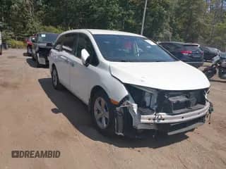 2018 Honda Odyssey EX with VIN 5FNRL6H56JB089190, listed as a IAAI auction lot 43113975 with 80,722 mi miles and . Bid and sale history available at DreamBid. Image 1.