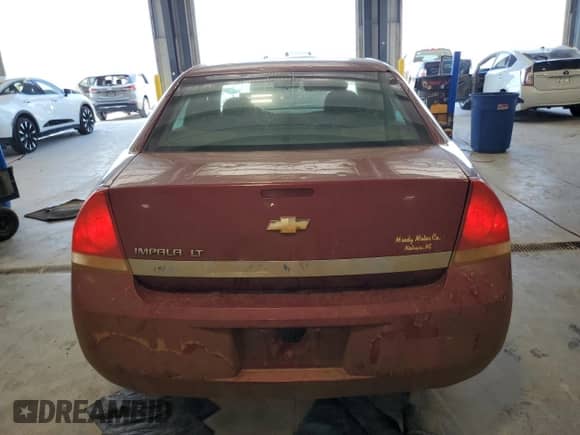 2006 Chevrolet Impala LT 3.5L с VIN 2G1WT58K269195966, выставлен на аукционе Copart как лот 68856585 с пробегом 151 129 миль миль и Списание • Salvage title. История ставок и продаж доступна на DreamBid. Изображение 6.
