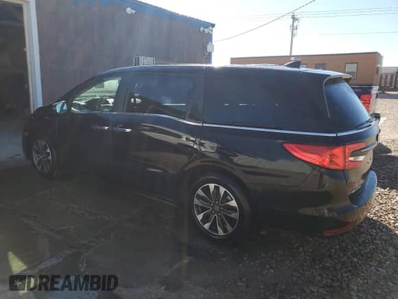 2024 Honda Odyssey EX-L z VIN 5FNRL6H65RB050272, wystawiony jako Copart lot #84984145 z przebiegiem 53 949 mil mil oraz Czysty tytuł • Clean title. Historia ofert i sprzedaży dostępna na DreamBid. Obrazek 2.