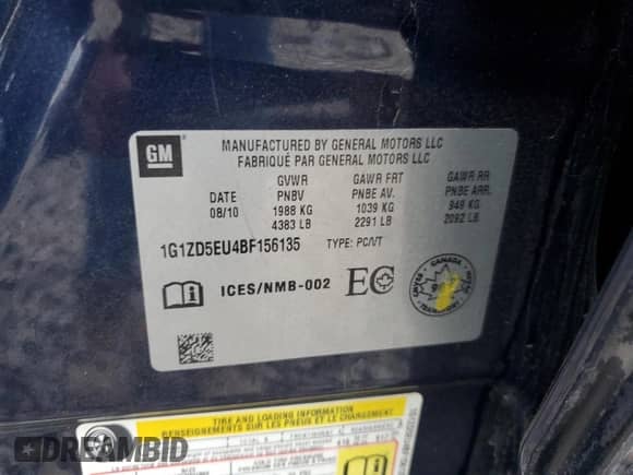 2011 Chevrolet Malibu 2LT с VIN 1G1ZD5EU4BF156135, выставлен на аукционе Copart как лот 86431745 с пробегом 183 475 миль миль и Чистый • Clean title. История ставок и продаж доступна на DreamBid. Изображение 13.