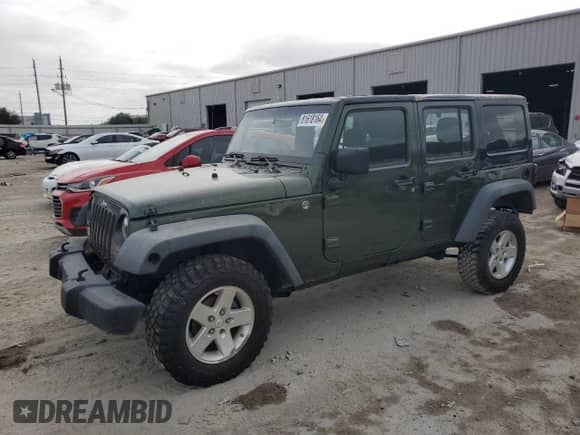 2008 Jeep Wrangler Unlimited Rubicon with VIN 1J4GA69168L601217, listed as a Copart auction lot 81618164 with 145,344 mi miles and Clean title. Bid and sale history available at DreamBid. Image 1.