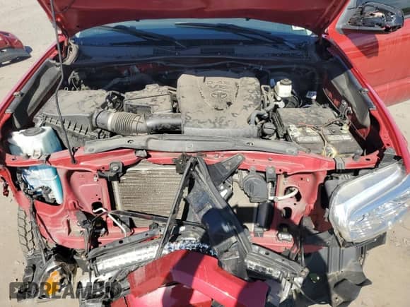 2020 Toyota Tacoma SR with VIN 3TMCZ5AN5LM353734, listed as a Copart auction lot 81958555 with 105,361 mi miles and Salvage title. Bid and sale history available at DreamBid. Image 11.