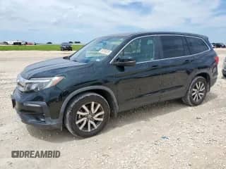 2020 Honda Pilot EX-L z VIN 5FNYF6H54LB019189, wystawiony jako Copart lot #67018575 z przebiegiem 88 649 mil mil oraz Czysty tytuł • Clean title. Historia ofert i sprzedaży dostępna na DreamBid. Obrazek 1.