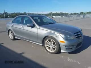 2014 Mercedes-Benz C 250 Sport with VIN WDDGF4HB1EG251933, listed as a IAAI auction lot 43191952 with 72,139 mi miles and . Bid and sale history available at DreamBid. Image 1.