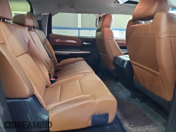 2017 Toyota Tundra Platinum with VIN 5TFAY5F1XHX635000, listed as a Copart auction lot 89438495 with 128,435 mi miles and Salvage title. Bid and sale history available at DreamBid. Image 10.