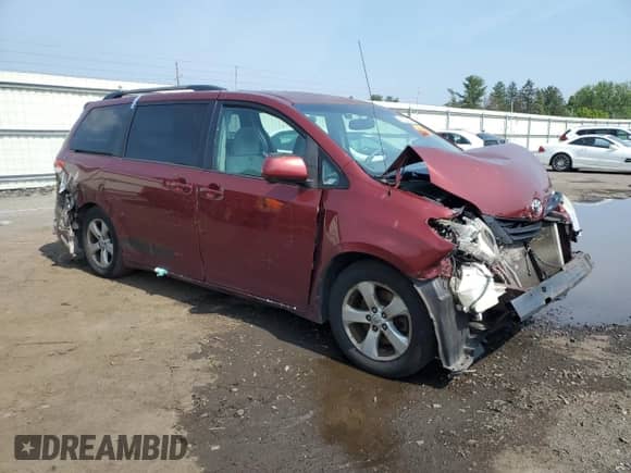 2011 Toyota Sienna LE with VIN 5TDKK3DC0BS044167, listed as a Copart auction lot 60650405 with Not provided miles and Salvage title. Bid and sale history available at DreamBid. Image 4.