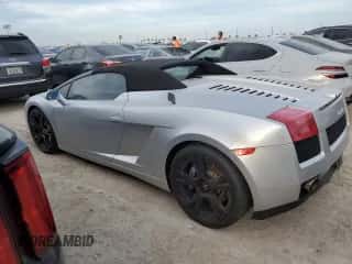 2007 Lamborghini Gallardo with VIN ZHWGU22T57LA05137, listed as a Copart auction lot 76275354 with Not provided miles and Salvage title. Bid and sale history available at DreamBid. Image 2.
