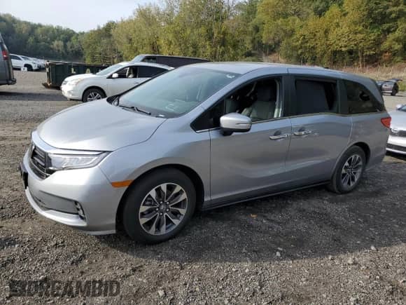 2024 Honda Odyssey EX-L с VIN 5FNRL6H68RB063436, выставлен на аукционе Copart как лот 80176585 с пробегом 36 965 миль миль и Списание • Salvage title. История ставок и продаж доступна на DreamBid. Изображение 1.