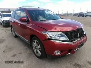 2014 Nissan Pathfinder Platinum Hybrid с VIN 5N1CR2MMXEC657577, выставлен на аукционе IAAI как лот 42131668 с пробегом 119 795 миль миль и . История ставок и продаж доступна на DreamBid. Изображение 1.