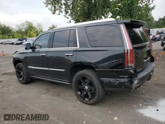 2016 Cadillac Escalade Platinum with VIN 1GYS4DKJ7GR362837, listed as a Copart auction lot 70823075 with 79,430 mi miles and Salvage title. Bid and sale history available at DreamBid. Image 2.