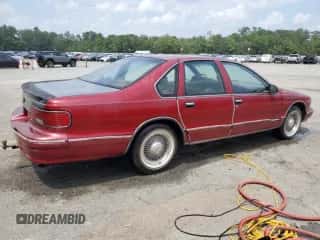 1995 Chevrolet Caprice с VIN 1G1BL52W0SR107250, выставлен на аукционе Copart как лот 66745644 с пробегом 82 423 миль миль и Списание • Salvage title. История ставок и продаж доступна на DreamBid. Изображение 3.