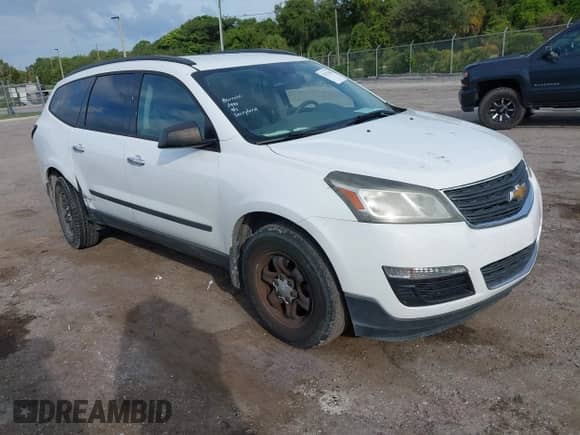 2016 Chevrolet Traverse LS с VIN 1GNKRFKD8GJ136907, выставлен на аукционе IAAI как лот 43212186 с пробегом 100 539 миль миль и . История ставок и продаж доступна на DreamBid. Изображение 1.