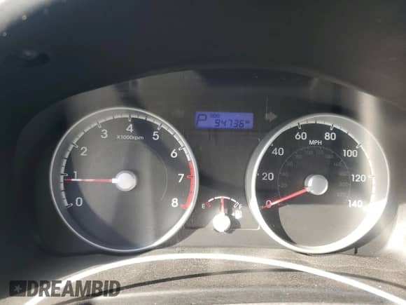 2010 Hyundai Accent GS z VIN KMHCM3AC9AU170911, wystawiony jako Copart lot #69807365 z przebiegiem 94 736 mil mil oraz Szkoda całkowita • Salvage title. Historia ofert i sprzedaży dostępna na DreamBid. Obrazek 9.