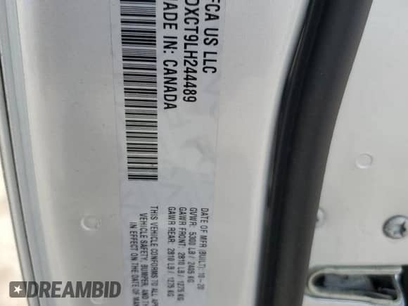 2020 Dodge Charger R/T z VIN 2C3CDXCT9LH244489, wystawiony jako Copart lot #58388064 z przebiegiem 58 583 mil mil oraz Szkoda całkowita • Salvage title. Historia ofert i sprzedaży dostępna na DreamBid. Obrazek 12.