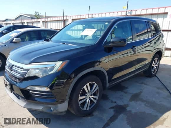 2016 Honda Pilot EX with VIN 5FNYF6H38GB054824, listed as a IAAI auction lot 43117238 with 104,461 mi miles and . Bid and sale history available at DreamBid. Image 2.