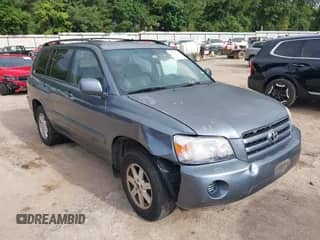 2006 Toyota Highlander with VIN JTEGP21A960104326, listed as a IAAI auction lot 42678274 with 268,626 mi miles and . Bid and sale history available at DreamBid. Image 1.