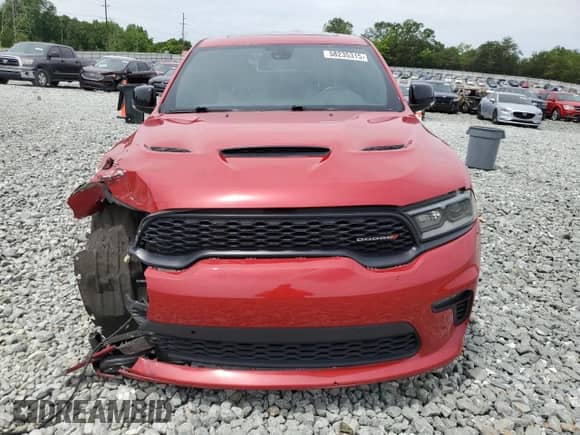 2021 Dodge Durango R/T with VIN 1C4SDHCT7MC626862, listed as a Copart auction lot 58235315 with 151,439 mi miles and Salvage title. Bid and sale history available at DreamBid. Image 5.