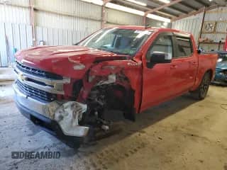 2022 Chevrolet Silverado 1500 LT with VIN 3GCPYJEK6NG109508, listed as a Copart auction lot 51136245 with 56,288 mi miles and Salvage title. Bid and sale history available at DreamBid. Image 1.