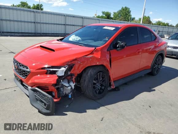 2023 Subaru WRX Limited with VIN JF1VBAL65P9819006, listed as a Copart auction lot 57825105 with 16,728 mi miles and Salvage title. Bid and sale history available at DreamBid. Image 1.