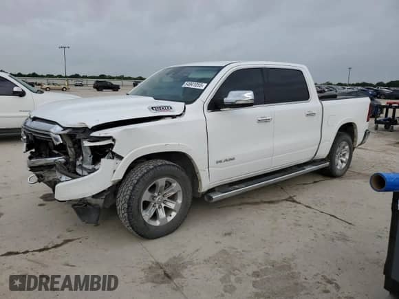 2022 Ram 1500 Laramie с VIN 1C6RREJM3NN178854, выставлен на аукционе Copart как лот 54941055 с пробегом 95 468 миль миль и Списание • Salvage title. История ставок и продаж доступна на DreamBid. Изображение 1.