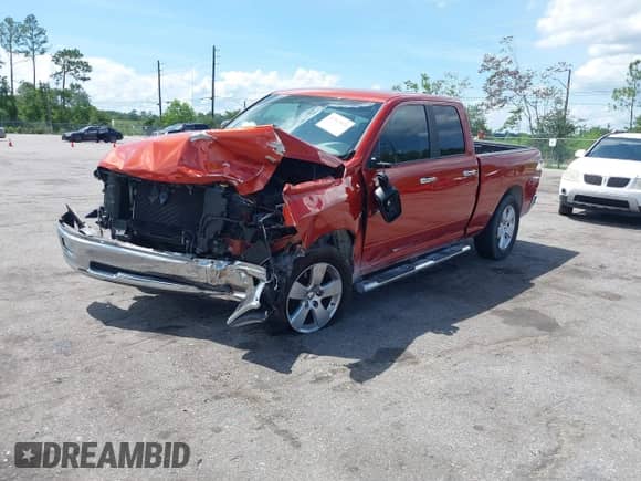 2009 Dodge 1500 SLT with VIN 1D3HV18T09S811167, listed as a IAAI auction lot 42963028 with 57,095 mi miles and . Bid and sale history available at DreamBid. Image 2.
