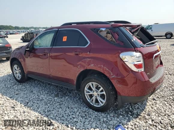2016 Chevrolet Equinox LT with VIN 2GNFLFEK7G6341242, listed as a Copart auction lot 67326145 with Not provided miles and Non repairable. Bid and sale history available at DreamBid. Image 2.