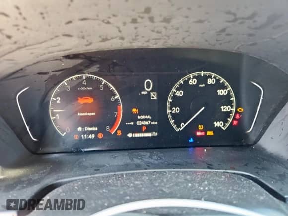 2024 Honda Pilot EX-L с VIN 5FNYG2H43RB017049, выставлен на аукционе Copart как лот 59206365 с пробегом 24 867 миль миль и Списание • Salvage title. История ставок и продаж доступна на DreamBid. Изображение 9.