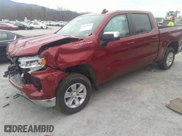 2023 Chevrolet Silverado 1500 LT with VIN 1GCUDDE88PZ333015, listed as a IAAI auction lot 41620991 with Not provided miles and . Bid and sale history available at DreamBid. Image 2.