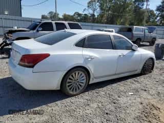 2014 Hyundai Equus Ultimate z VIN KMHGH4JHXEU087162, wystawiony jako Copart lot #78131084 z przebiegiem 83 352 mil mil oraz Szkoda całkowita • Salvage title. Historia ofert i sprzedaży dostępna na DreamBid. Obrazek 3.