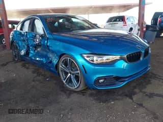 2018 BMW 4 Series 430i with VIN WBA4J1C52JBG80811, listed as a IAAI auction lot 43226177 with 53,253 mi miles and . Bid and sale history available at DreamBid. Image 1.