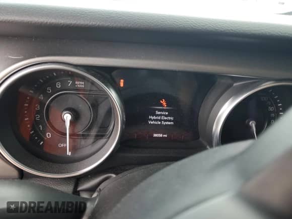 2023 Jeep Wrangler with VIN 1C4JJXN64PW592081, listed as a Copart auction lot 65168455 with 38,058 mi miles and Salvage title. Bid and sale history available at DreamBid. Image 9.