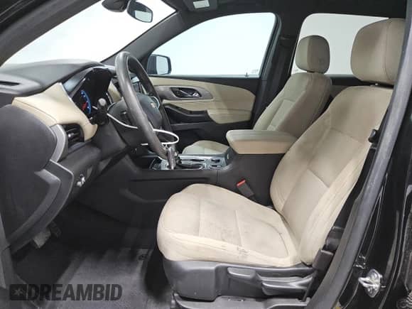 2023 Chevrolet Traverse LS z VIN 1GNERFKWXPJ181135, wystawiony jako Copart lot #80874515 z przebiegiem 54 020 mil mil oraz Czysty tytuł • Clean title. Historia ofert i sprzedaży dostępna na DreamBid. Obrazek 7.