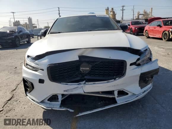 2024 Volvo S60 Plus Black Edition with VIN 7JRL12FHXRG291437, listed as a Copart auction lot 64665085 with 48,853 mi miles and Salvage title. Bid and sale history available at DreamBid. Image 5.