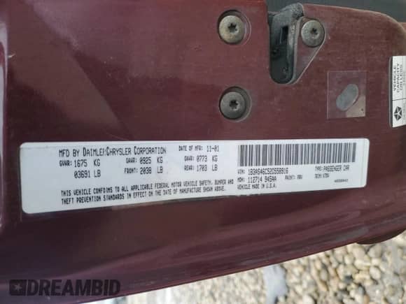 2002 Dodge Neon SE with VIN 1B3AS46C52D558916, listed as a Copart auction lot 86253164 with 103,592 mi miles and Non repairable. Bid and sale history available at DreamBid. Image 14.