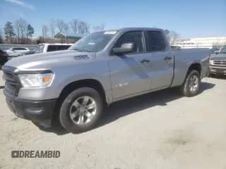 2020 Ram 1500 Tradesman with VIN 1C6RRECT0LN209091, listed as a Copart auction lot 45987035 with 80,924 mi miles and Salvage title. Bid and sale history available at DreamBid. Image 1.