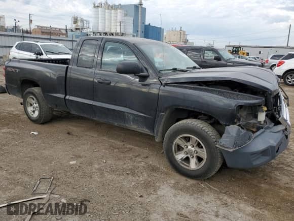 2008 Dodge Dakota with VIN 1D3HW32N48S532953, listed as a Copart auction lot 76981754 with 174,487 mi miles and Salvage title. Bid and sale history available at DreamBid. Image 4.