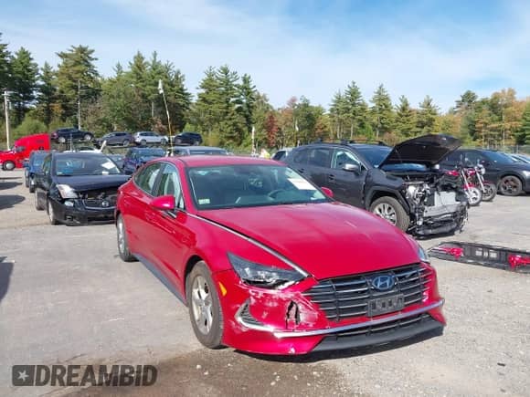 2021 Hyundai Sonata SE with VIN 5NPEG4JA5MH080596, listed as a IAAI auction lot 43320324 with 87,285 mi miles and . Bid and sale history available at DreamBid. Image 1.