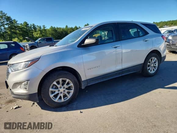 2020 Chevrolet Equinox LS with VIN 2GNAXSEV6L6178465, listed as a Copart auction lot 67459955 with 83,998 mi miles and Salvage title. Bid and sale history available at DreamBid. Image 1.