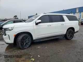 2021 Chevrolet Suburban Premier с VIN 1GNSCFKD9MR284417, выставлен на аукционе Copart как лот 47981755 с пробегом 53 316 миль миль и На запчасти • Non repairable. История ставок и продаж доступна на DreamBid. Изображение 1.