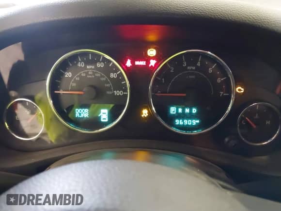 2015 Jeep Wrangler Sport with VIN 1C4AJWAG5FL676807, listed as a IAAI auction lot 41174315 with 96,909 mi miles and . Bid and sale history available at DreamBid. Image 7.