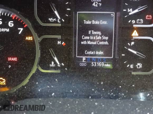 2019 Toyota Tundra SR5 с VIN 5TFAY5F13KX841010, выставлен на аукционе IAAI как лот 41297569 с пробегом 53 169 миль миль и . История ставок и продаж доступна на DreamBid. Изображение 7.
