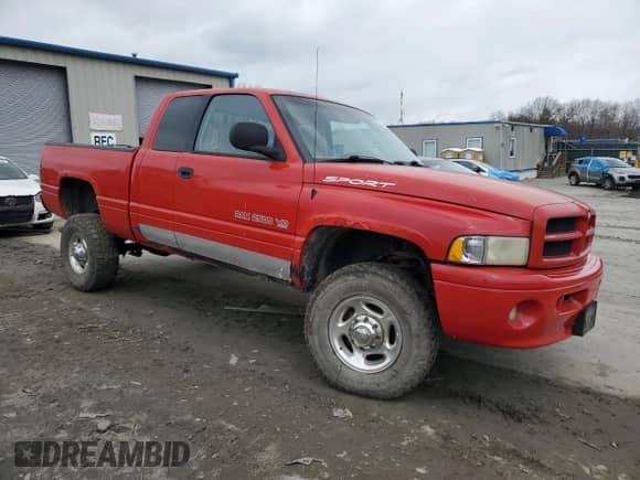 2001 Dodge 2500 with VIN 1B7KF23W51J283624, listed as a Copart auction lot 52191755 with 157,573 mi miles and Clean title. Bid and sale history available at DreamBid. Image 4.