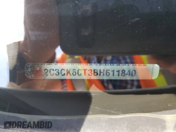 2011 Chrysler 300 C с VIN 2C3CK6CT3BH611840, выставлен на аукционе Copart как лот 65411475 с пробегом 121 263 миль миль и Списание • Salvage title. История ставок и продаж доступна на DreamBid. Изображение 12.