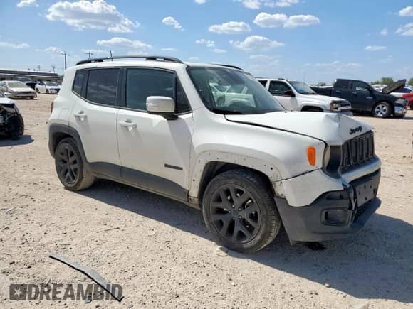 2018 Jeep Renegade Altitude with VIN ZACCJABB0JPJ63156, listed as a Copart auction lot 67226095 with 108,690 mi miles and Salvage title. Bid and sale history available at DreamBid. Image 4.