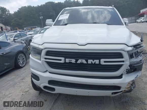 2019 Ram 1500 Big Horn with VIN 1C6RREFT0KN514083, listed as a IAAI auction lot 43016483 with 53,702 mi miles and . Bid and sale history available at DreamBid. Image 12.