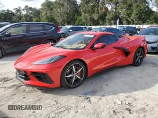 2021 Chevrolet Corvette 3LT with VIN 1G1YC3D49M5122768, listed as a Copart auction lot 79731353 with 5,666 mi miles and . Bid and sale history available at DreamBid. Image 1.